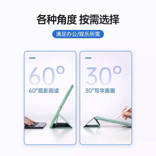 
Min Qiao's old iPad2/3/4 protective case A1395 Apple A1397 shell tablet case 3 three-fold silicone old pad2 generation A1396 full cover anti-fall 9.7 inches [Lavender Gray] A1395/A1396/A13976