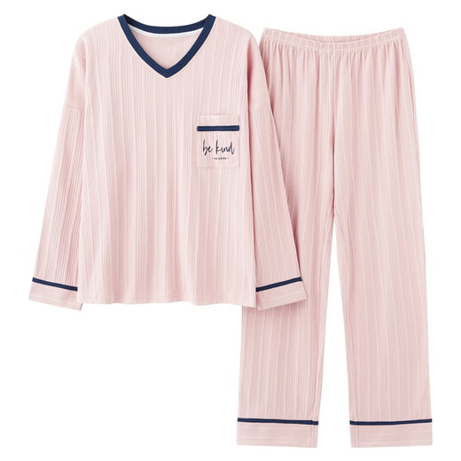 
Coolzone pure cotton pajamas for women in spring and autumn long sleeves two-piece summer autumn and winter 2025 new cute cotton home clothing set long set g9928 single size women m size weight 75-95 Jin [Jin equals 0.5 kg]