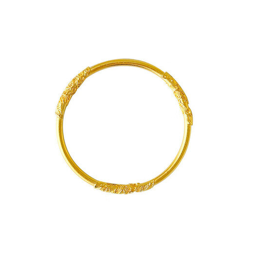 Jinshitong gold-wrapped silver-wrapped thick gold craft solid flower-like exquisite bracelet for women 60 rings (120-145Jin Jin is equal to 0.5 kg)