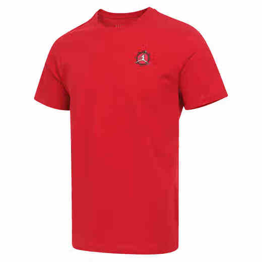 Nike (NIKE) pure cotton short-sleeved men's 25 summer Jordan back flyman printed round neck loose T-shirt casual top half sleeve IB7529-687 2XL /185/100A