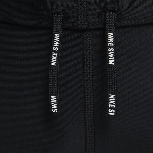 耐克（NIKE）男童大童紧身泳裤夏季游泳竞速健身刺绣HV9926 010黑/暗灰/白 XS