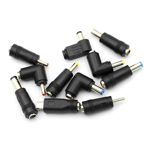 Dafuri dc DC power conversion plug adapter 5.5/2.1 female to male charger laptop adapter DC3.5x1.35 female to 5.5x2.1 male round hole power supply