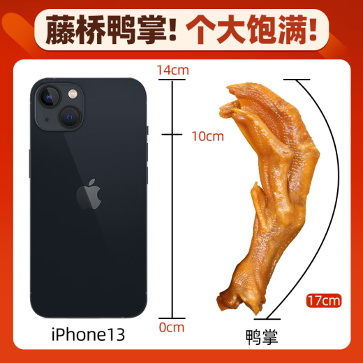 藤桥牌轻脆大鸭掌 温州小吃 酱香/香辣鸭掌 卤味零食礼包鸭爪450gSN9227 轻脆鸭掌450g酱香