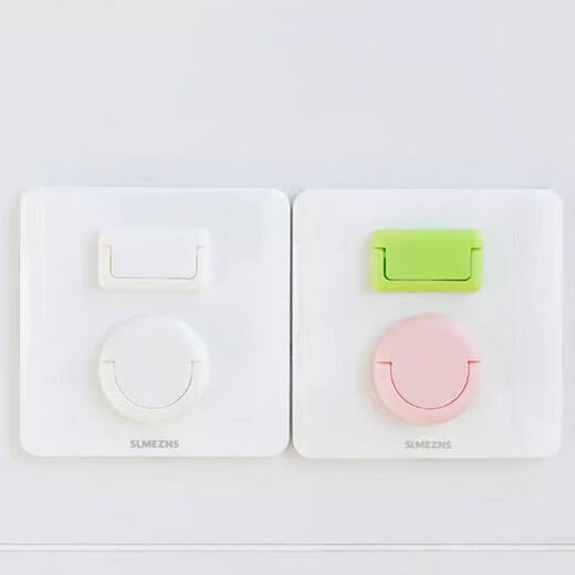 Children's socket protective cover, baby anti-electric shock safety plug, switch plug plate, plug hole, power plug protective cover, random upgrade with handle, 3 plugs, 3 pcs