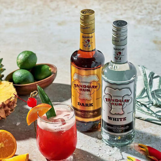 Tanton Rum Mojito Cocktail kostenlos kubanische Getränke Basis Wein Backwein Philippinen Originalflasche importiert Weiß Rum 750 ml 1 Flasche 40%Vol.