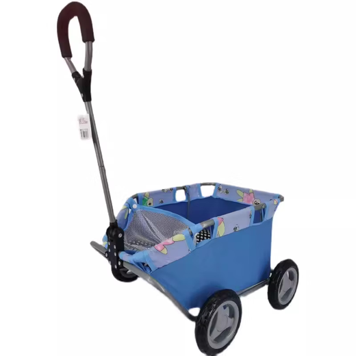 
Kaibe Toy Trailer Player Trailer Children Girls Cart Toys Folding Pet Cart Outdoor Cats and Dogs Light Blue Trailer Small Trailer (Height 69cm)