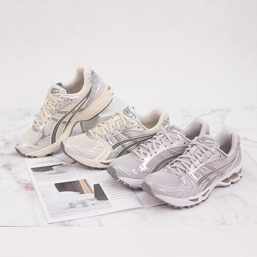 亚瑟士（asics）kayan 14 潮流男女银色复古休闲跑步鞋1201A019-200 浅蓝色1203A537-106 46 290mm