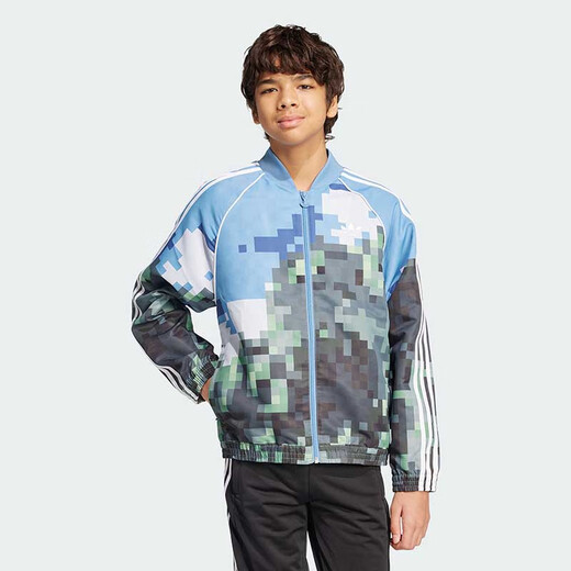 Adidas Kinderkleidung 25 Sommer Boys 'Big Boys <My World> Joint Clover Children's Sports Jacke JZ9934