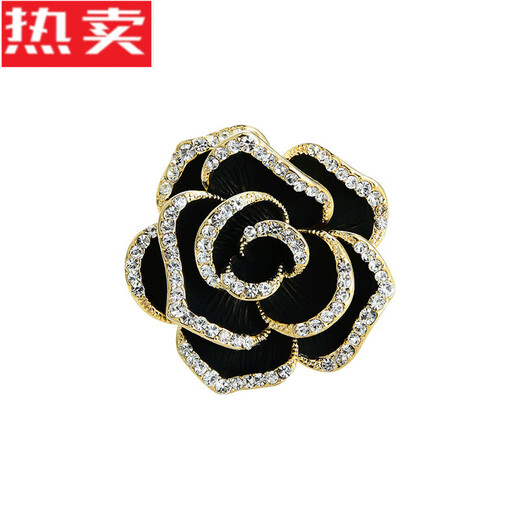 SNQP camellia flower brooch design niche corsage small fragrance style suit pin accessories camellia brooch