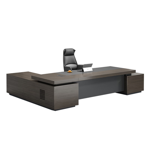 Fu Kexuan boss desk president desk simple modern single manager executive desk office boss desk and chair combination 2.0 meters luxury double cabinet