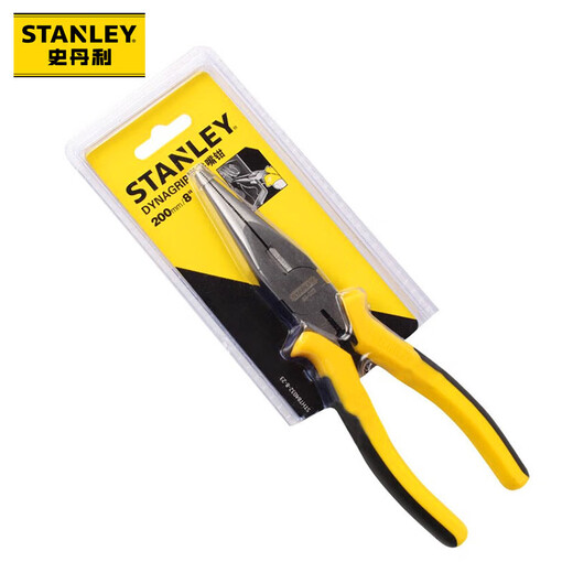 史丹利（STANLEY）DYNAGRIP尖嘴钳6” 家用手动工具防滑手柄尖头钳针嘴钳STHT84031
