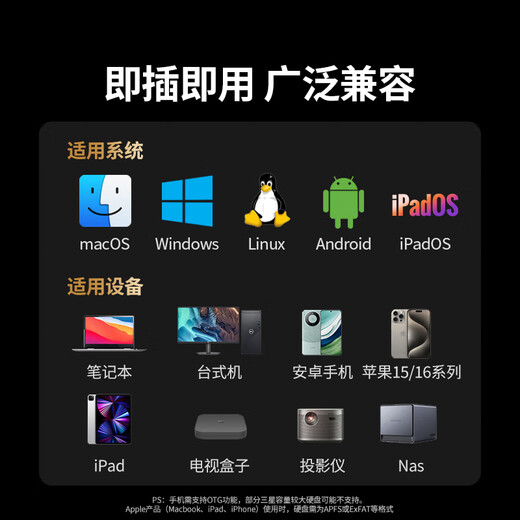 绿联 M.2 NVMe/SATA移动硬盘盒双协议 Type-C3.2固态硬盘盒 适用笔记本电脑苹果16外接SSD机械硬盘盒子 NVMe/SATA【20Gbps鳍纹散热】配CC线