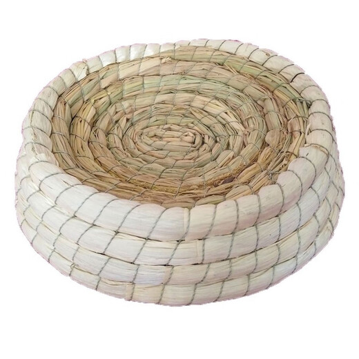 Runhua Nianxin racing pigeon straw bird nest, universal extra large anti-rollover corn husks nest for egg laying and breeding, 26 cm extra large anti-rollover corn husks, 7 pieces