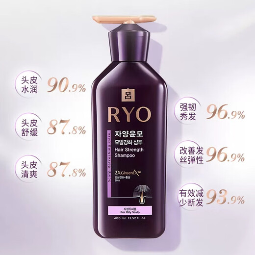 吕滋养韧发密集强韧特惠装洗发水400ml＋护发乳400ml【临期清仓】