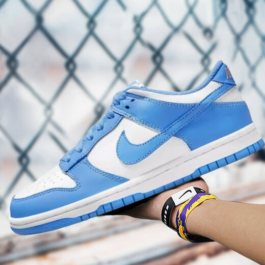 
Nike (NIKE) Nike Dunk Nike big children's shoes women's shoes 2025 summer North Carolina blue low top casual board shoes CW1590-103 CW1590-103 38