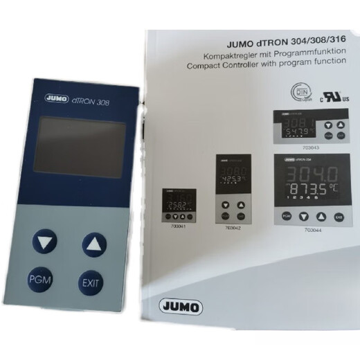 JUMO temperature controller TN00457141 703042/181-100-23/000 dTRON 308