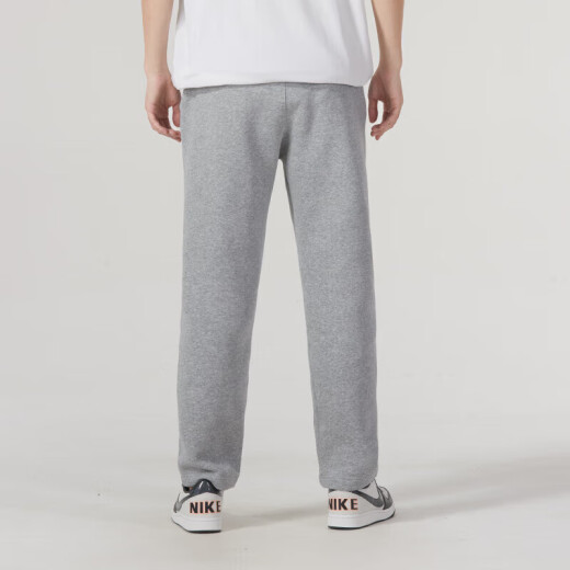 Nike (Nike) Herren-Mannschaftsmannschaftsanzug, Plüsch warmes Fitnesstraining, graue Sweatsirtjacke, Jacke, Hosen, Hosen, Zettel-Strickjacke, glattes Hosen/zweiteiliger Set, S/165
