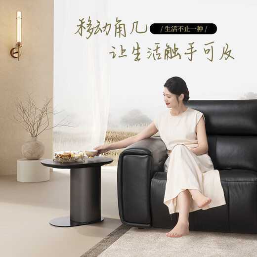 Chivas (CHEERS) marble coffee table, high-end light luxury living room coffee table and corner table combination Chivas Regal CJ172 coffee table + corner table