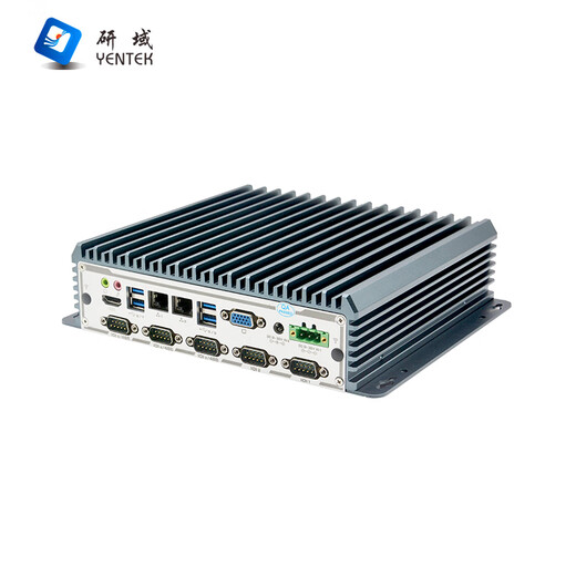 Yentek Fanless Mini Industrial Control Machine Dual Network 6 Serial Port Machine Vision Micro Industrial Computer 10/11 Generation I3I5I7 Multi-Com-eingebettete Forschungs- und Entwicklungsdomäne Industrial Control Host