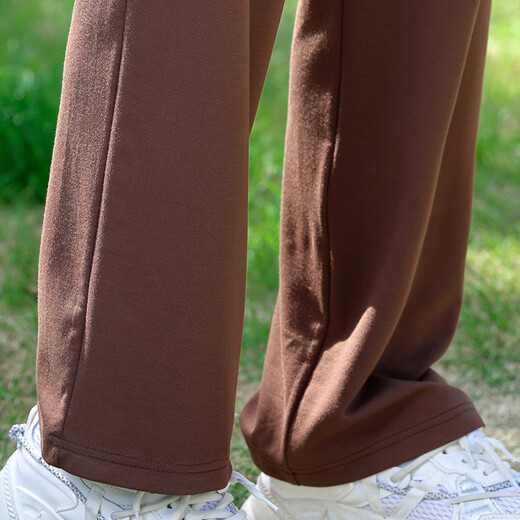 Ziyan Mother y ancianos Mother Sports para mujeres 2025 Summer Nuevo traje de vestimenta de dos piezas de dos piezas para mujeres de mediana edad de 50 años para mujeres 831 Brown 3xl (recomendado 115-130Jin [Jin equivale a 0.5 kg])