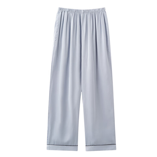 Pantalones de pijama de seda de Ice Catman para los hombres de verano de verano 2025 NUEVO SEDILLO DE SELA DE SEDA RECOLES Pantalones rectos se puede usar fuera del hogar para adolescentes 15901 L [sugerido 100-120Jin [Jin equivale a 0.5 kg]]]