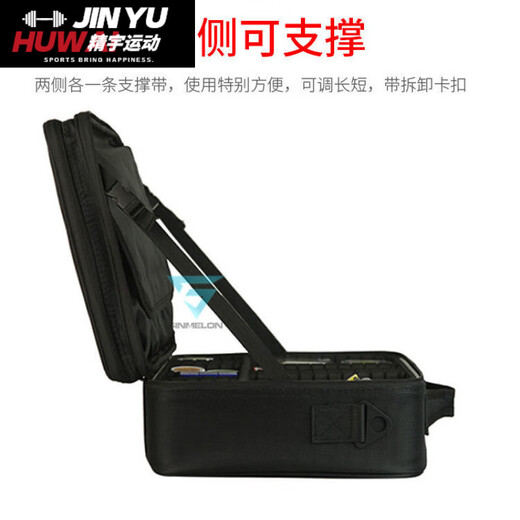 Zailu fishing gear storage bag multi-functional storage box fishing supplies equipment fishing gear bag fishing tool box accessories box te large three-layer 40*29*14