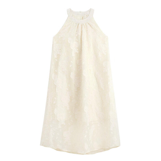 Ershanji vestido de cuello dulce hada pequeña falda casual falda casual estilo perezoso sin mangas sin mangas de falda larga vestido de albarico