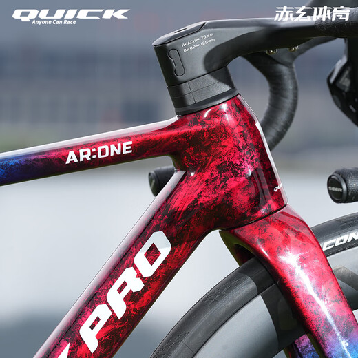 BEEBIKEQUICK快客ARONE碳纤维公路车自行车T1100一体成型油压碟刹定制 配置二7170套件 24速
