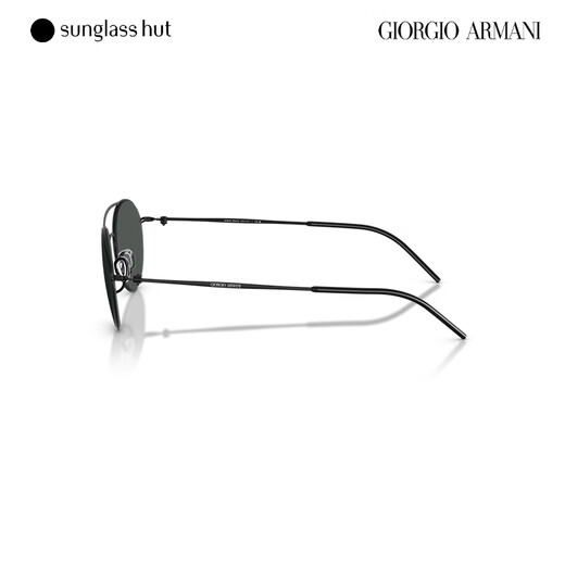 阿玛尼（Emporio Armani）【新品】太阳镜男款墨镜圆形时尚眼镜0AR6169 哑光黑镜框/暗灰色镜片 300187
