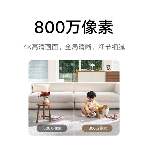 Xiaomi (MI) Smart Camera 4 Home Camera 8MP 4K Ultra-clear Indoor Monitoring 360 Degrees No Blind Angle with Night Vision Mobile Phone Remote Baby Pet Xiaomi Smart Camera 4