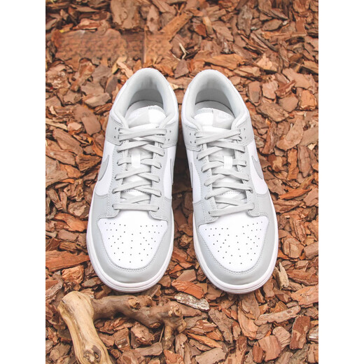 Nike (Nike) 618Dunk Low Retro Retro Retro Grey et Blanc Low Top Anti-Slip Us Usistant Board Shoes DD1391-103 Flag officiel DD1503-103 37.5 Identification du support