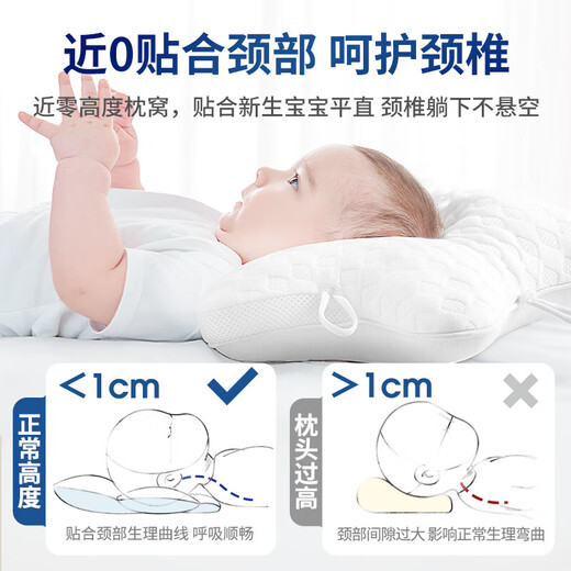 Colorful Doctor Baby Pillow Setting Pillow Anti-Version Correction Head Type 0-6-12 Months Correction Newborn 1-year-old baby pillow
