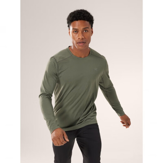 Archaeopteryx Cormac ls Protección solar para hombres seca rápida y transpirable Camiseta de manga larga X9719 Black Gris Negro Heather x00000971 M