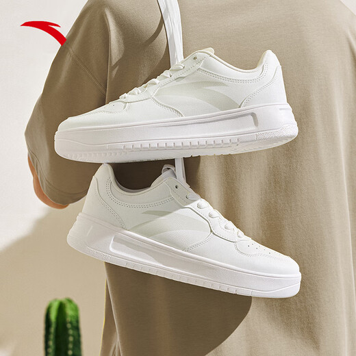 Anta relaxing shoes men's shoes autumn thick sole shoes men's shoes white shoes campus lightweight height-reinforced wear-resistant versatile casual shoes