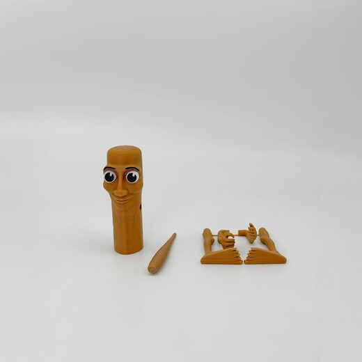 IGNB3D打印山海经Tungtungtungsahur对号创意桌面摆件抽象玩具 tungtungsahur(关节可活动)