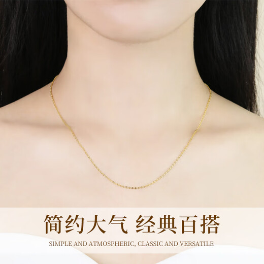 GLTEN925 silver necklace for women 2025 new plain chain gold universal cross chain birthday gift light luxury niche for girlfriend