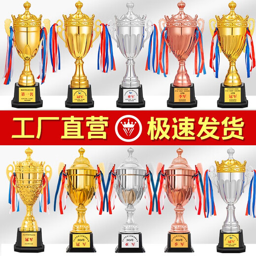 Yuzhu Metal Trophy Customized Creative Crystal Customized Football Basketball Medals Games Honor Children's Kindergarten 9903 Title