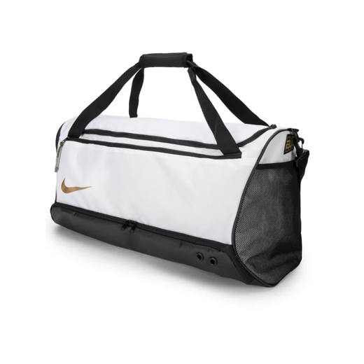 Nike (Nike) Sac de fitness de grande capacité Men et femmes Sac d'entraînement Sac à main à une épaule Sac à bandoulière DX9789 DX9789-100 Taille moyenne en noir et blanc