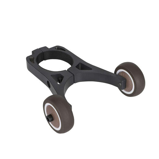 Convient aux scooters électriques des séries M365 et No.9 F, roue auxiliaire pliable, support d'assistance push-pull inversé noir