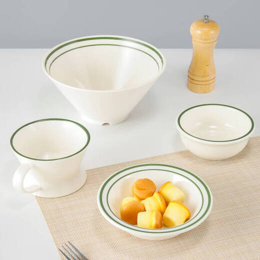 
Melamine Noodle Bowl Restaurant and Hotel Special Commercial Spicy Hot Hat Bowl Imitation Porcelain Plastic Wonton Ramen Large Bowl Tableware B9531 10 Packs 0 Heads