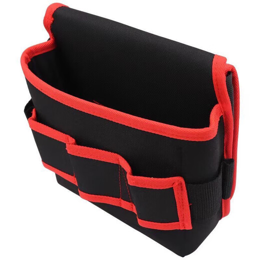Vinoa Tool Bag Electrician 360 Portable Multi-Function Carpentry Waist Bag Sturdy and Durable Thickened Electric Drill Canvas Bag New Thickened Black Canvas Combination Waist Bag Large Single
