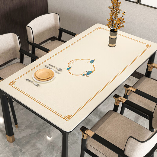 Yusirong Dining Table Mat à thé Tabinet Tabane lavable étanche à huile à l'huile Affectueuse Luxe Luxury Haut-Id Table basse de protection PACTE