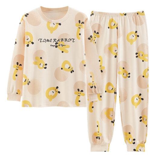 Cooler Zhang Pyjamas für Frauen im Frühling und Herbst reiner Baumwoll-Cartoon Langärmelte Hosen koreanischer lässiger Anzug für Studenten Sommer Herbst und Winter Home Clothing GXT9928 Durchschnittliche Größe Frauen M Größe empfohlen 75-95jin [Jin gleich 0,5 kg]