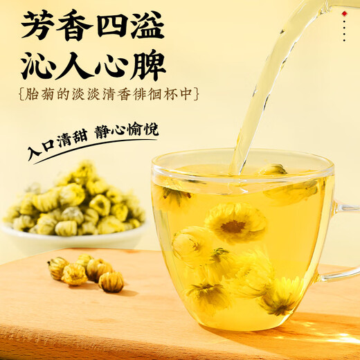Tongrentang (TRT) Thé chrysanthème fœtal sans fumée de soufre et aucun additif ne peut être utilisé comme chrysanthemum wolfberry casa trempi