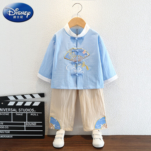 Disney (Disney) Hanfu Boys costumes printemps et automne de style chinois performances pour garçons costumes anciens bébé écoliers chinois filles tang cosit