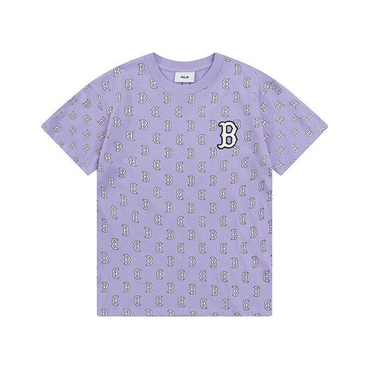 MLB trendy brand NY couples diamond presbyopia full print T-shirt casual short-sleeved same style 24 summer half-sleeved DT-9923 khaki L recommended 130-150Jin [Jin equals 0.5 kg]