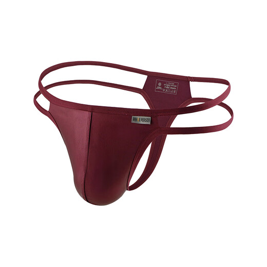 Capitaine sans peur des sous-vêtements à double tranchée masculine sexy à faible taille low-aimne chaud et respirant du string masculin l (poids 135-165jin [Jin équivaut à 0,5 kg]))