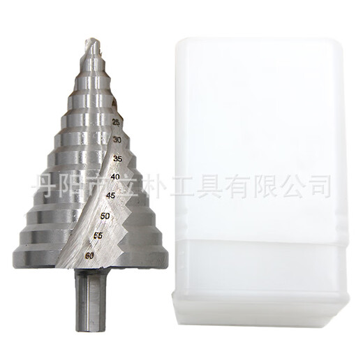 Gran tamaño de 6-60 mm Aperreador de acero de alta velocidad Groove Spiral Stead Drill Turde Torre Taladro Triangular Taladro Multifuncional Taladro Instalación de tuberías de plástico de 6-60 mm [679g] 115