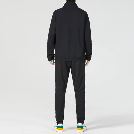 Adidas Men's Men's Automn and Winter Sports Suit, Fitness Training, confortable veste à col de support respirant, veste, pantalon décontracté, H12217 + GK9226 3XL