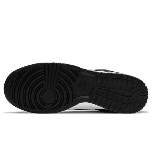 耐克（NIKE）男鞋2025春季新款DUNK LOW运动鞋复古板鞋胶底低帮轻便休闲鞋 黑色白DD1391-100 42